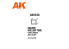 AK interactive ak6548 Tube creux carré 4.00 x 350mm STYRENE SQUARE HOLLOW TUBE 3 unités