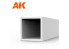 AK interactive ak6548 Tube creux carré 4.00 x 350mm STYRENE SQUARE HOLLOW TUBE 3 unités