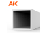 AK interactive ak6549 Tube creux carré 5.00 x 350mm STYRENE SQUARE HOLLOW TUBE 3 unités