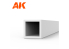 AK interactive ak6547 Tube creux carré 3.00 x 350mm STYRENE SQUARE HOLLOW TUBE 3 unités