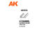 AK interactive ak6558 Profilé en U 6.0 largeur x 350mm STYRENE U CHANNEL 3 unités