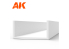 AK interactive ak6558 Profilé en U 6.0 largeur x 350mm STYRENE U CHANNEL 3 unités