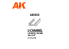 AK interactive ak6555 Profilé en U 3.0 largeur x 350mm STYRENE U CHANNEL 4 unités