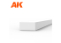 AK interactive ak6526 Bandes 1.50 x 3.00 x 350mm STYRENE STRIP 10 unités