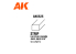 AK interactive ak6525 Bandes 1.50 x 2.00 x 350mm STYRENE STRIP 10 unités