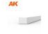 AK interactive ak6525 Bandes 1.50 x 2.00 x 350mm STYRENE STRIP 10 unités