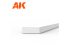 AK interactive ak6521 Bandes 1.00 x 3.00 x 350mm STYRENE STRIP 10 unités