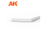 AK interactive ak6518 Bandes 0.75 x 5.00 x 350mm STYRENE STRIP 10 unités