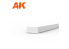 AK interactive ak6520 Bandes 1.00 x 2.00 x 350mm STYRENE STRIP 10 unités