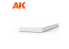 AK interactive ak6517 Bandes 0.75 x 4.00 x 350mm STYRENE STRIP 10 unités