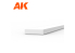 AK interactive ak6516 Bandes 0.75 x 3.00 x 350mm STYRENE STRIP 10 unités
