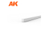 AK interactive ak6513 Bandes 0.75 x 0.50 x 350mm STYRENE STRIP 10 unités