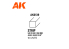 AK interactive ak6519 Carré 1.00 x 1.00 x 350mm STYRENE STRIP 10 unités