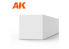 AK interactive ak6534 Carré 4.00 x 4.00 x 350mm STYRENE STRIP 4 unités