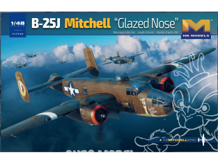HK Models maquette avion 01F008 B-25J Mitchell "Glazed Nose" 1/48