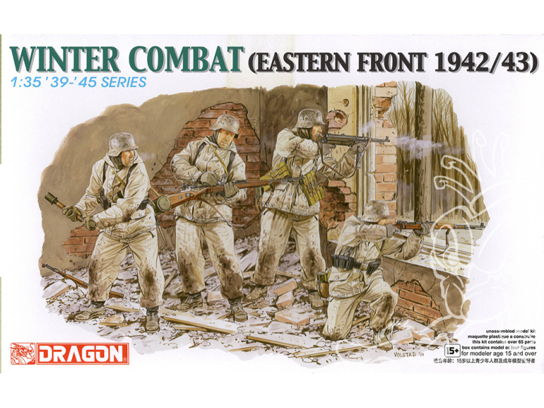 dragon maquette militaire 6154 Soldats allemand en tenue Hiver Front de l'Est 1942/43 1/35