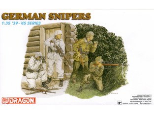 dragon maquette militaire 6093 Snipers allemand tenue été et hivers WWII 1/35