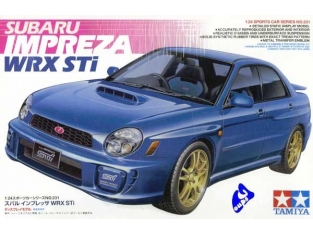 tamiya maquette voiture 24231 subaru wrc sti 1/24