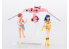 HASEGAWA maquette avion 64524 &quot;Dirty Pair&quot; Kei et Yuri avec Lovely Angel 1/300