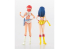 HASEGAWA maquette avion 64524 &quot;Dirty Pair&quot; Kei et Yuri avec Lovely Angel 1/300