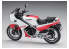 Hasegawa maquette moto 21745 Kawasaki KR250 (KR250A) &quot;Couleur blanche/rouge&quot; 1/12