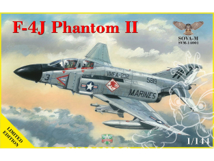 SOVA-M maquette avion 14001 F-4J Phantom II 1/144