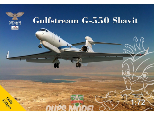 SOVA-M maquette avion 72018 Gulfstream G-550 Shavit 1/72