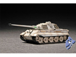 TRUMPETER maquette militaire 07292 KINGTIGER TOURELLE PORSCHE AV