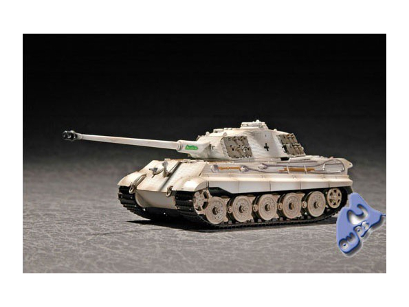 TRUMPETER maquette militaire 07292 KINGTIGER TOURELLE PORSCHE AV