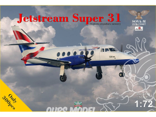 SOVA-M maquette avion 72007 Jetstream Super 31 hélices 5 pales version 1/72