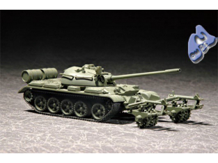 TRUMPETER maquette militaire 07283 CHAR MOYEN SOVIETIQUE T-55 K