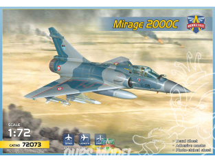 MODELSVIT maquette avion 72073 Chasseur à réaction multirôle Mirage 2000C 1/72