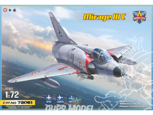 MODELSVIT maquette avion 72061 Intercepteur tous temps Mirage IIIC 1/72