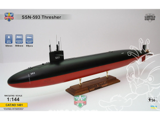 MODELSVIT 1401 Sous-Marin USS Thresher (SSN-593) 1/144