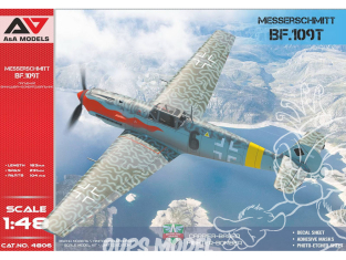 AA Models maquette avion 4806 Chasseur-bombardier Messerschmitt Bf.109T 1/48