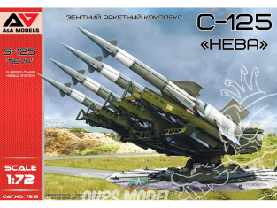 AA Models maquette militaire 7215 Système de missile sol-air S-125 "Neva" 1/72