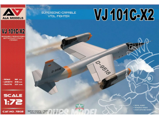 AA Models maquette avion 7202 VJ 101C-X2 Supersonic-capable VTOL fighter 1/72