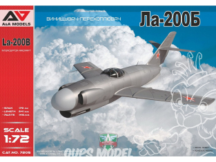 AA Models maquette avion 7205 Lavochkin Prototype d'intercepteur tout temps La-200B 1/72