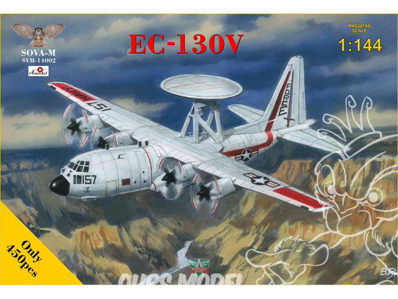 SOVA-M maquette avion 14002 EC-130V AWACS version 1/144