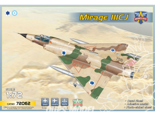 MODELSVIT maquette avion 72062 Mirage IIICJ "Shahak" interceptor 1/72