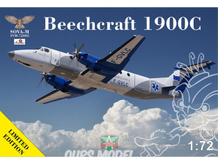 SOVA-M maquette avion 72005 Beechcraft 1900C-1 Ambulance 1/72