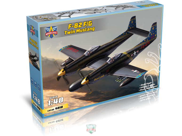 MODELSVIT maquette avion 4818 F-82F/G Twin Mustang 1/48