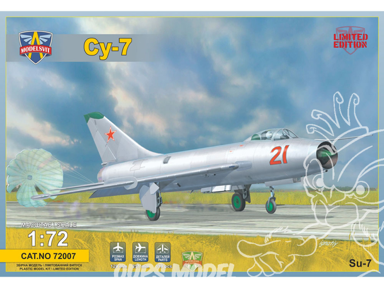 MODELSVIT maquette avion 72007 Chasseur soviétique Sukhoi Su-7 1/72