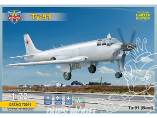 MODELSVIT maquette avion 72016 Avion d'attaque naval Tu-91 "Boot" (réédition améliorée) 1/72