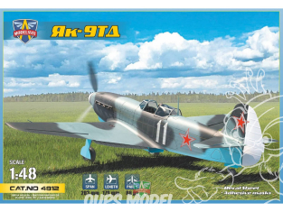 MODELSVIT maquette avion 4812 Yak-9TD chasseur soviétique de la Seconde Guerre mondiale 1/48