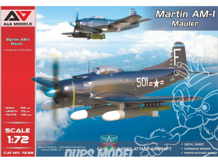 AA Models maquette avion 7239 Avion d'attaque AM-1 "Mauler" version tardive 1/72