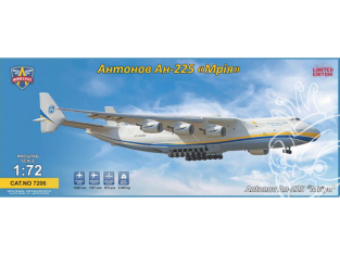 MODELSVIT maquette avion 7206 Antonov An-225 Mriya Superheavy transporteur Réédition 1/72
