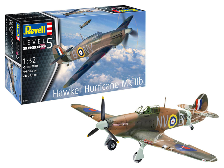 Revell maquette avion 04968 Hawker Hurricane Mk IIb 1/32