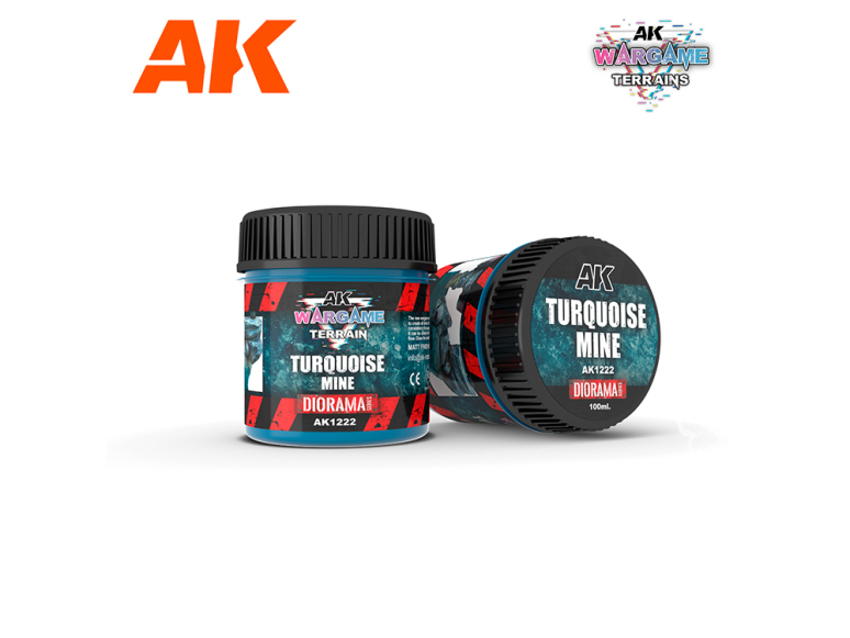 AK interactive ak1222 MINE DE TURQUOISE TERRAINS DE WARGAME 100ML