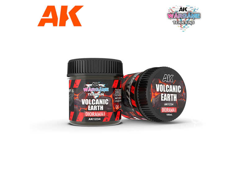 AK interactive ak1234 TERRE VOLCANIQUE TERRAINS DE WARGAME 100ML